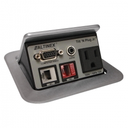 Tilt N Plug Jr Power Grommet for Boardroom Table